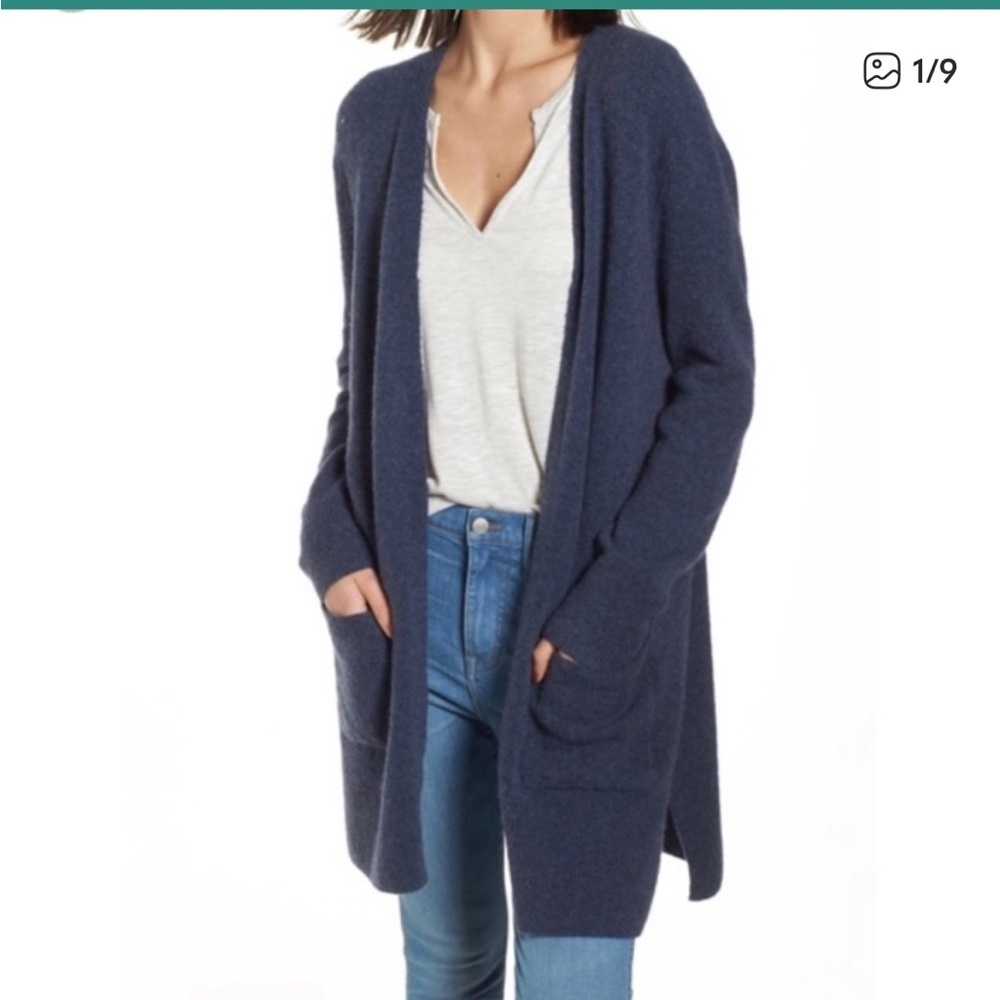 Madewell Alpaca Wool Kent Cardigan Sweater in Coziest Yarn M NWT
